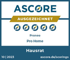 Ascore Siegel Ausgezeichnet für die Concordia Hausrat Versicherung
